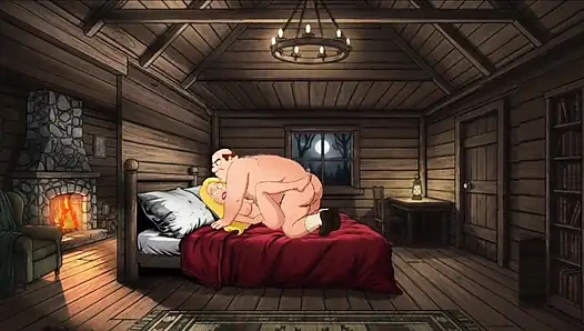 Öğrenci kız kampta seks yapıyor. Cartoon Horror Parody