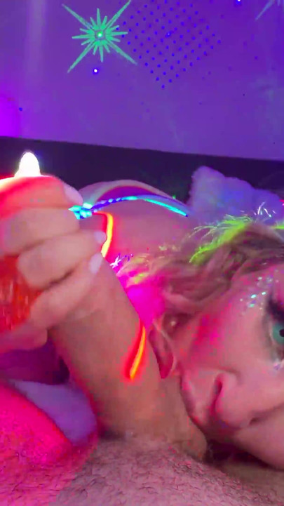 Neon Pigtails Flying While Brian Drives Deep Into Alexandra Quintezz!