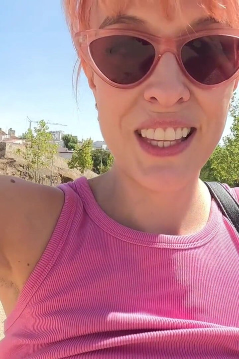 Exhibitionist Public Masturbation in the Historic City