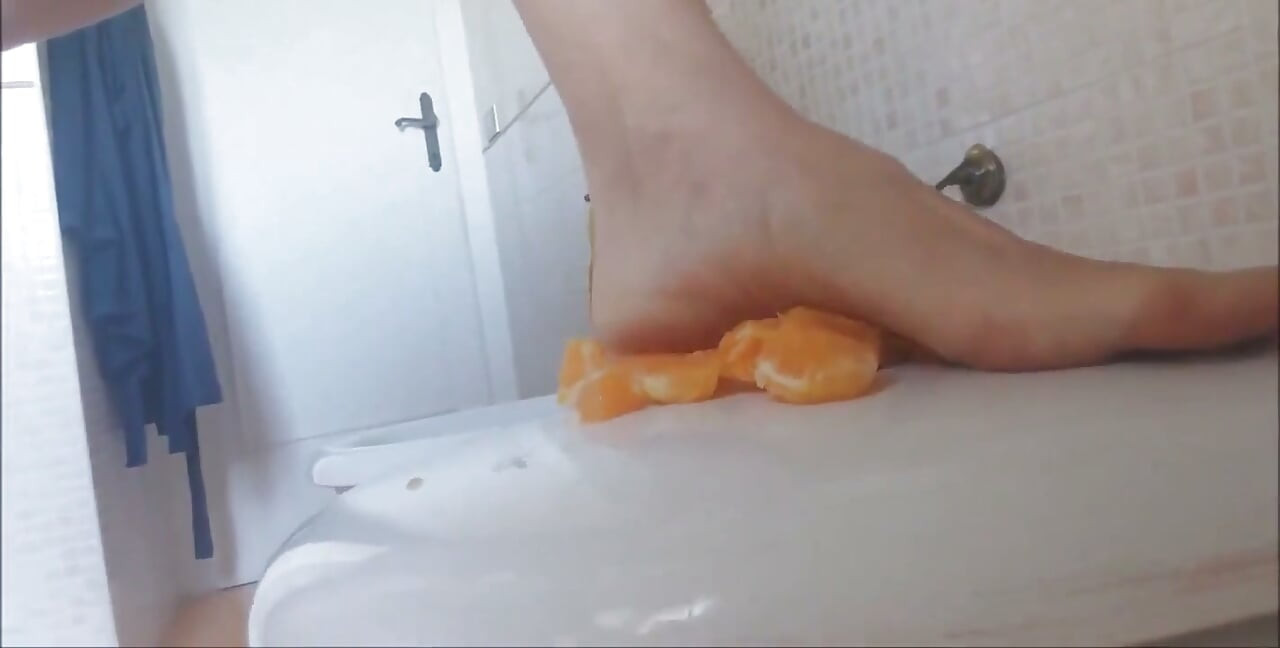 Eine schöne natursekt ... auf Orange! Ich muss verrückt oder pervers sein