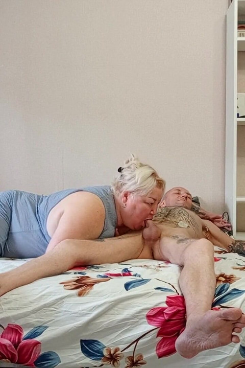 Stepmom Sucks All the Cum Out of My Dick