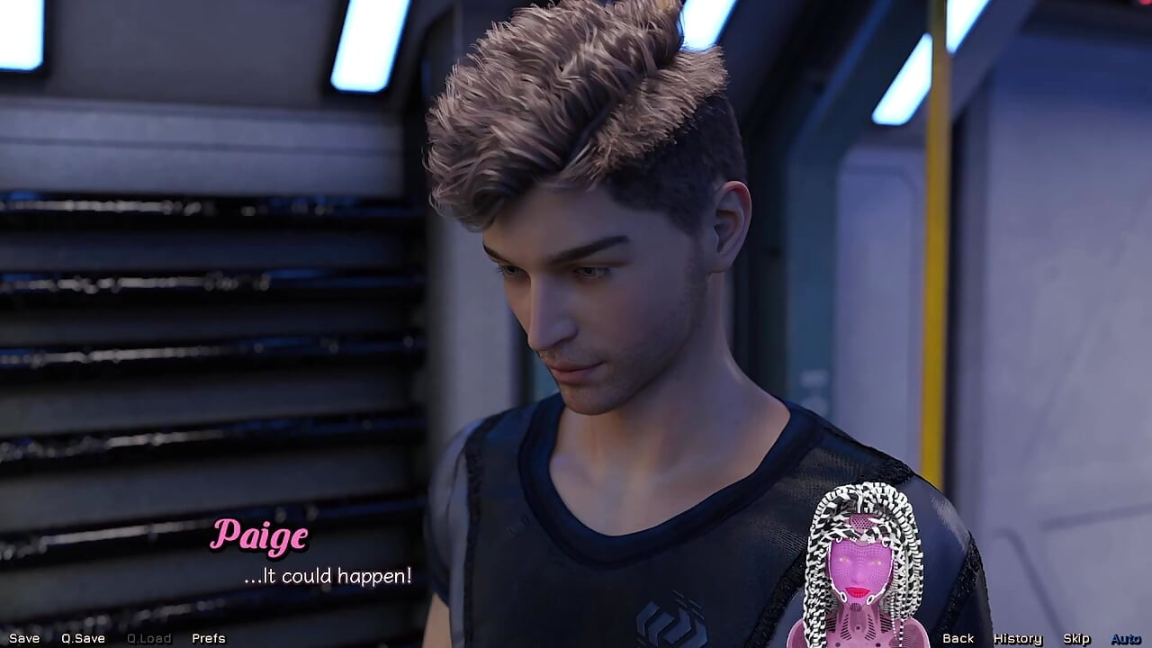 Osierocony W Przestrzeni # 05 - Planowanie Jebanie Gorącej Niebieskowłosej MILF