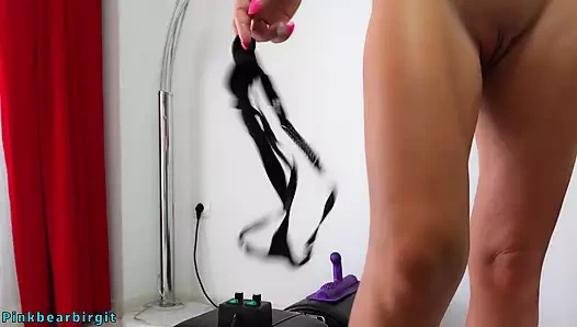 Squirting Milf on a Sybian Sex Machine