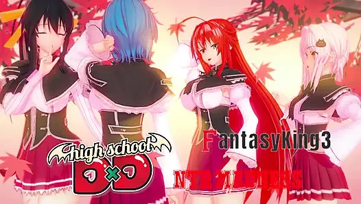 Akeno halka açık bir kütüphanede bana sakso çekiyor - dxd ntr madness series