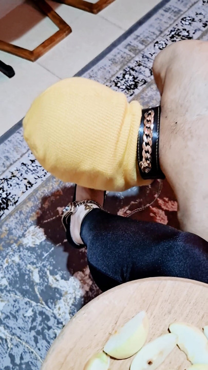 BDSM Slave Feeding Under My Feet  Spit on Food, Humiliation & FootShoe Worship Training | Clip 1