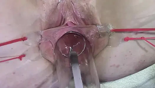 11 Weit Gespreizte Muschi Nahaufnahme Ficken Mit Lampe 1000 Watt