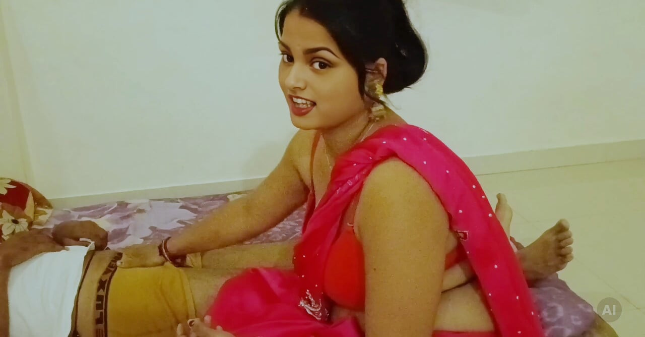 Riya Bhabhi vio a su cuñado peleando, temblando y teniendo sexo