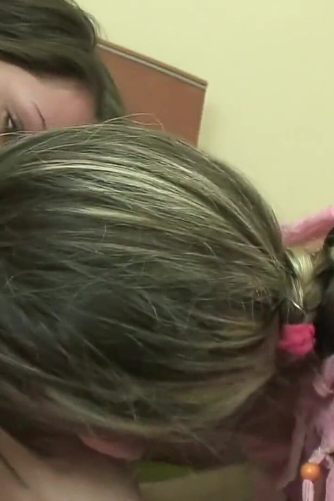 Hot Teens Julie And Jess Work A Cock With Their Love Holes!