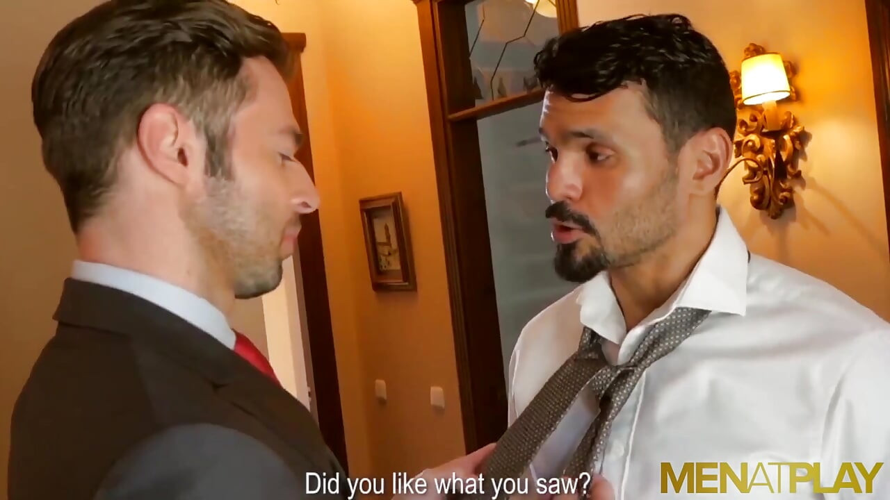 MENATPLAY - Suited men Dario Beck and Jean Franko anal fuck
