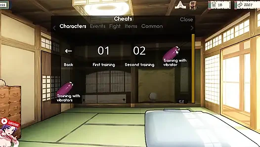 Naruto Kunohichi's training. Training with Anko