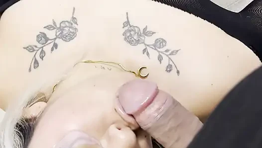 CUMMING ON MY SISTER-IN-LAW'S GLASSES