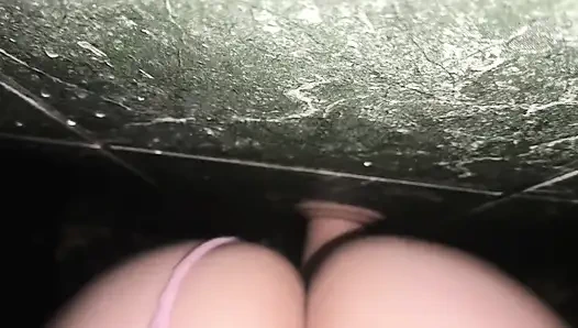 Banyoda dildo ve yarakla