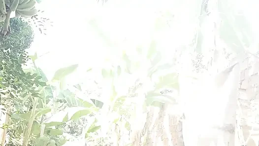 A neighbor saw me while I was playing in the yard
