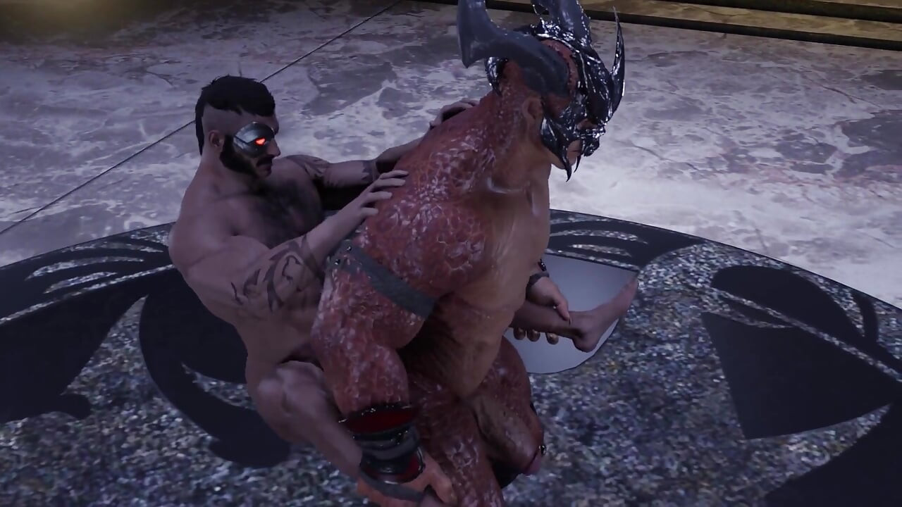 Lustful Kombat 3 - Shao Kahn XXX Kano Scene
