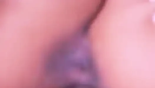 The stepmother greets her stepson at the door and rides him all the way to the back