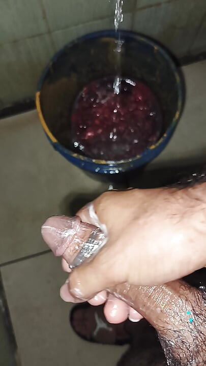 Hairy skinny man masturbates in pope's shower while not at home