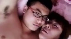 real asian couple has sex