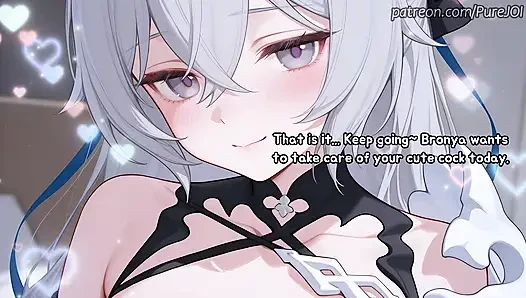 Kamu dan istrimu bronya lagi asik bersenang-senang bareng (sex joi)