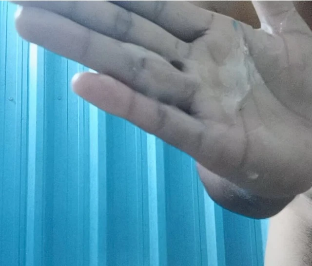 After one mouth handjob