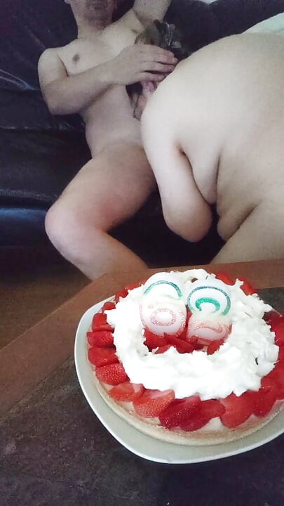 Birthday of a very slutty granny 62 years old