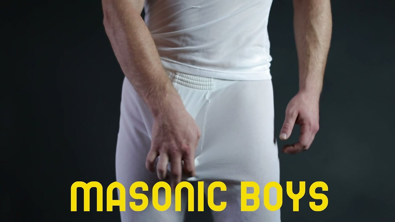 MasonicBoys - Miles Fallon interview avec Oz Daddy, jouet et huile, éjaculation