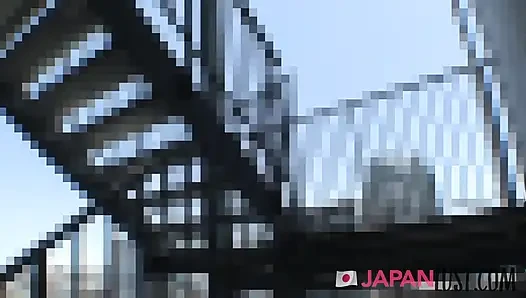 Japon genç erkek avcısı sekreter çoklu orgazm ve dölleme