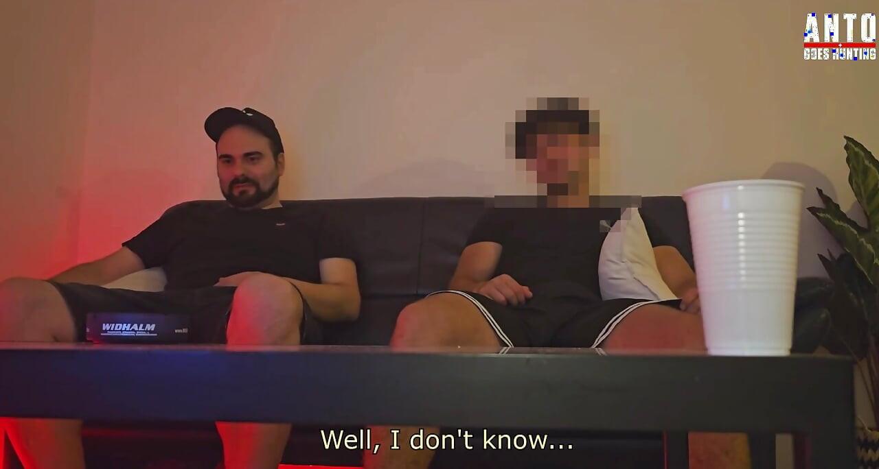 Big Dick Straight Turkish Friend First Time Sucking a Dick After Mutual Handjob While Watching Porn