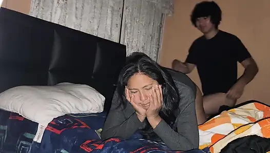 With the neighbor's wife, her husband thinks she's in church