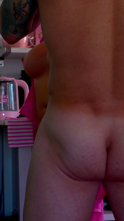 Petite Blonde Big Boobs Kitchen Cumshot 35mm Special 4K