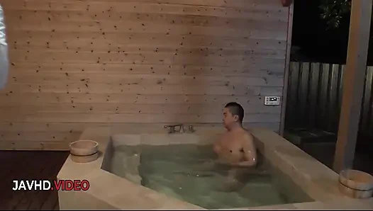 Yui Oba's Steamy Jacuzzi Encounter with a Hung Stud