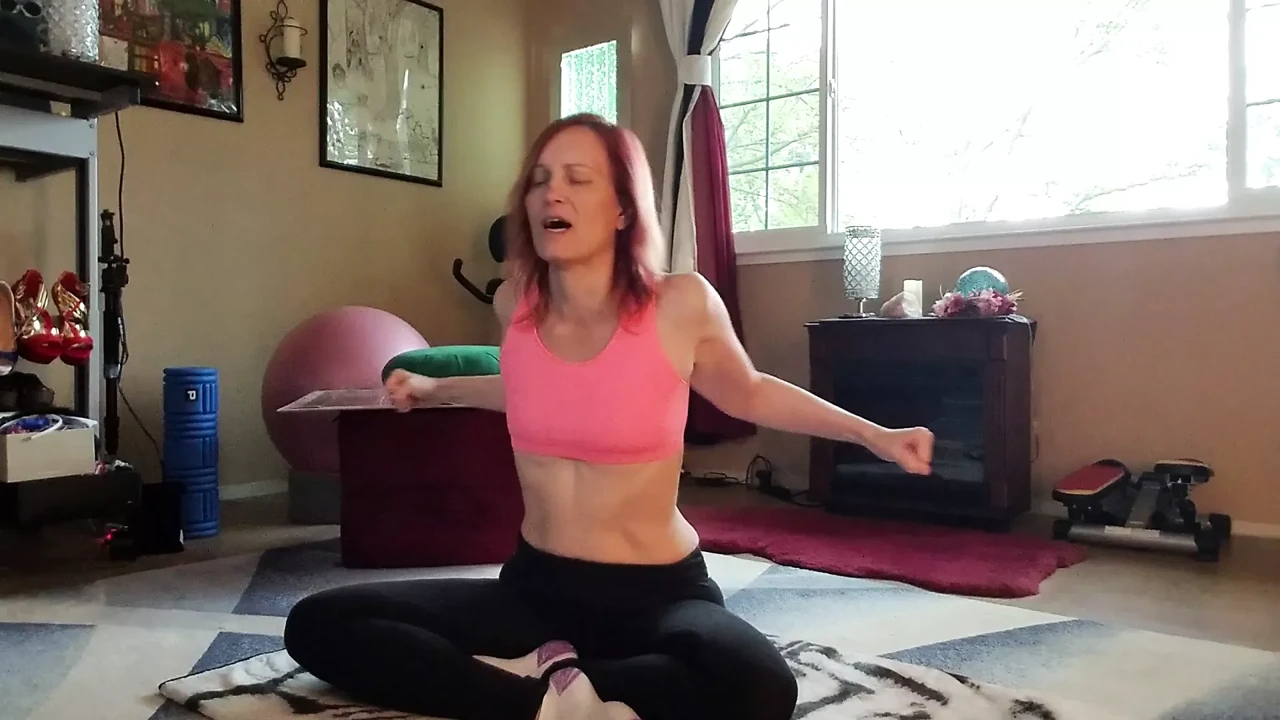 Release your tight shoulders Aurora Willows does yoga for shoulders