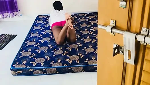 Bangladeshi stepmother was lying naked in her room in the heat but the door was open