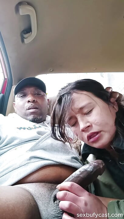 Asian Street Hooker Car Blowjob - Risky Roadside Deepthroat & Swallow & MILF