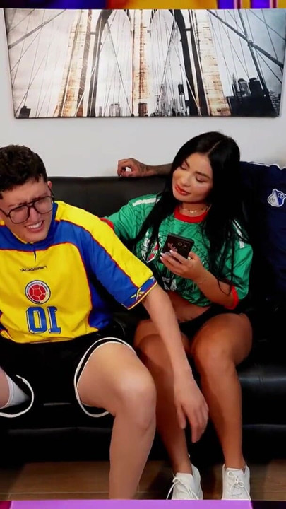 PUSKAS AWARD TO MY BEST FRIEND AFTER BEING THE BEST CUCKOLD OF THE YEAR. I FUCK HIS GIRLFRIEND WHILE WE WATCH FOOTBALL | Clip 1