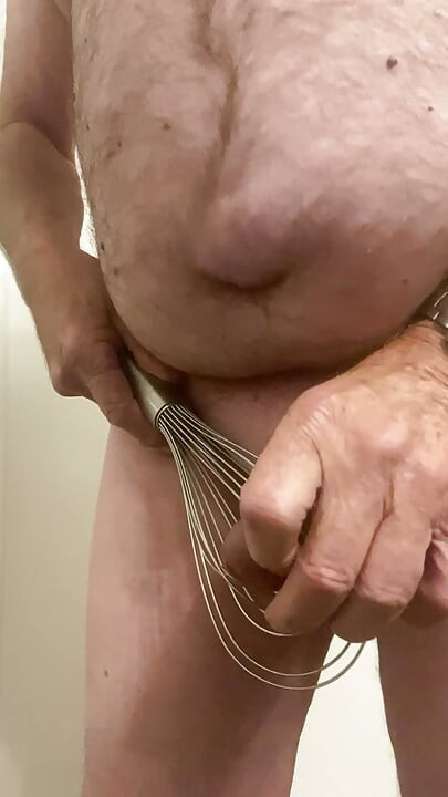 Masturbating
