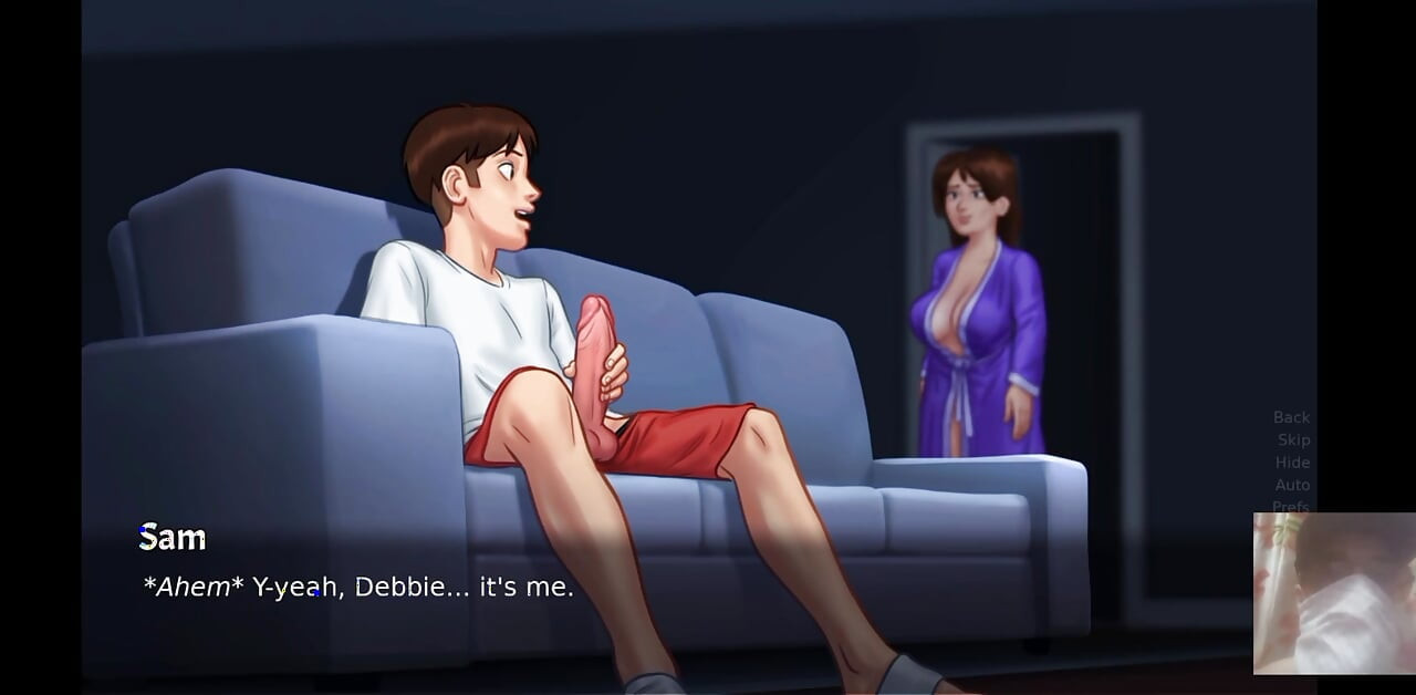 "SUMMER TIME SAGA"NEW UPDATE! HOT STEP-MOM DEBBIE CAUGHT ME JERKING!