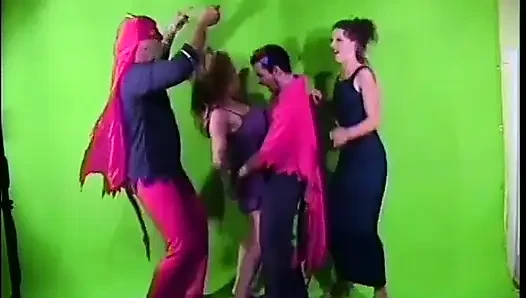 Having some fun while shooting porn