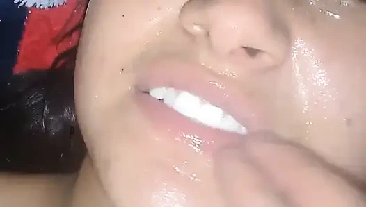 Mexican bride played difficult in her family's house... but I ended up without a condom and ended up all over his face - Real homemade