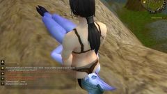Facesitting Pinned & Ryona - World of Warcraft