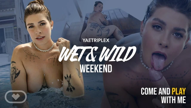 Playing with Baddie Yaetriplex in the Pool Gets Hot