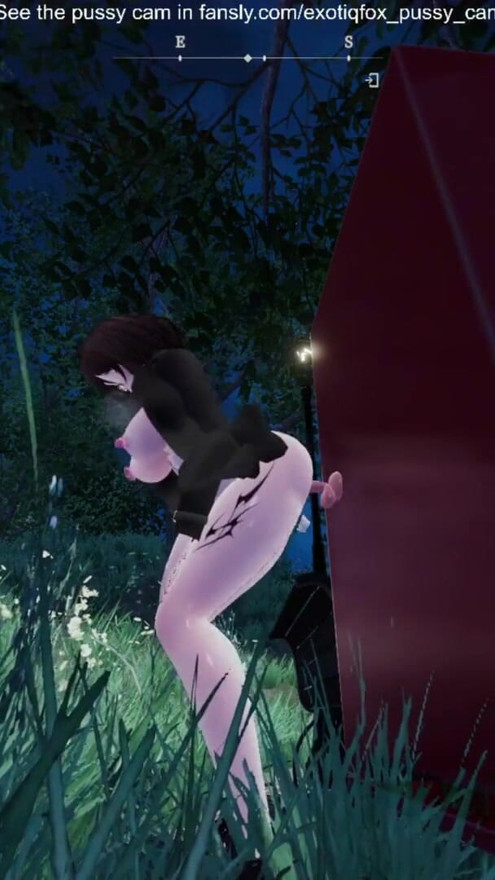 Masturbating and Playing a Naughty Hentai Girl Game | Clip 2