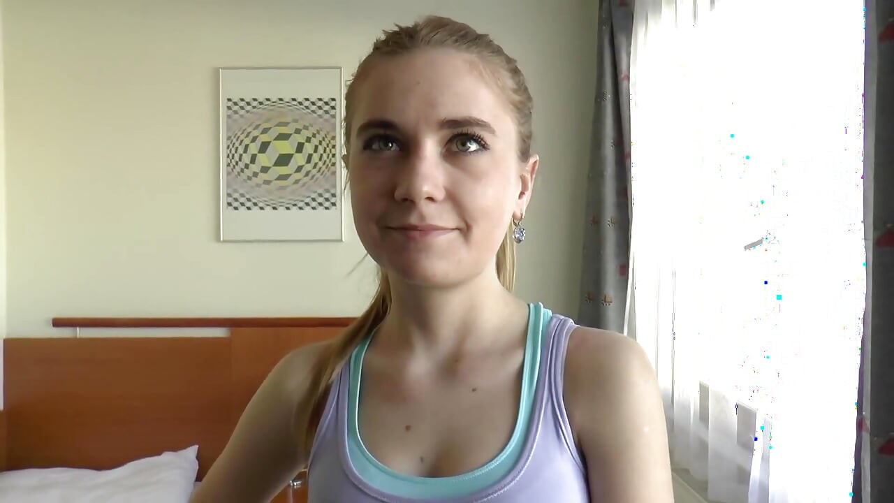 Blonde Teen Gets Pussy Pounded by Huge Dick