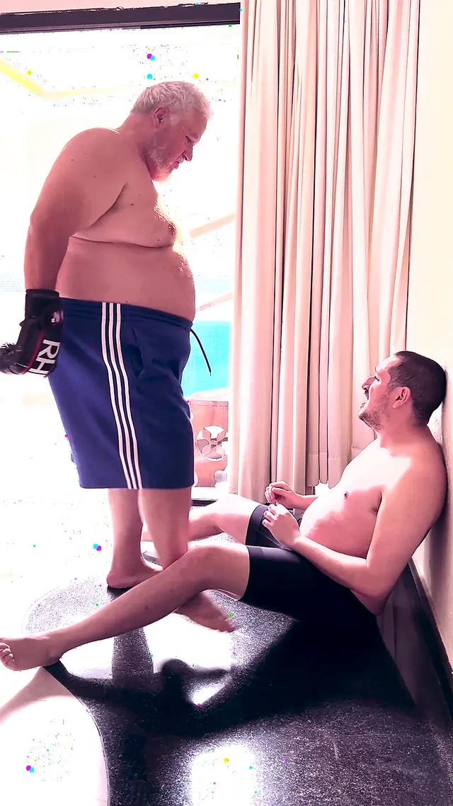 Daddy Boss Boxer Gutpunching Me