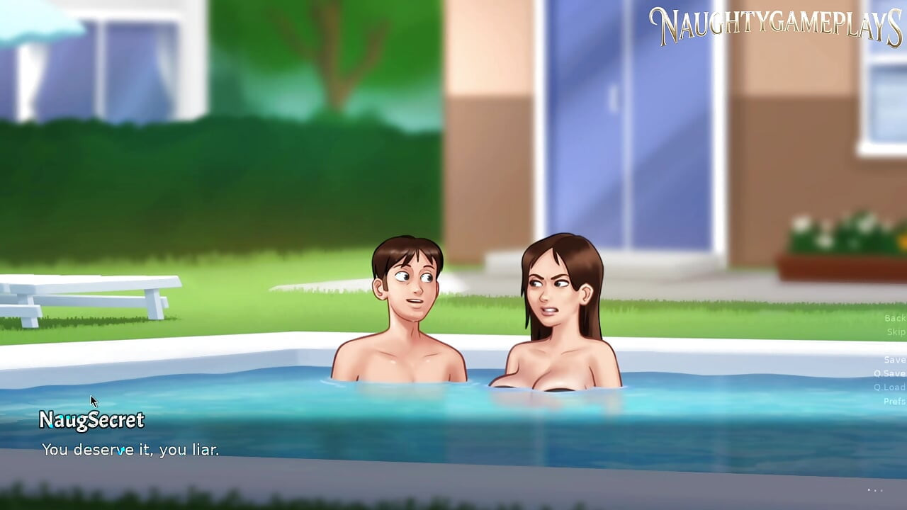 Frukosten förvandlades till sex med sperma på röven - Summertime Saga 43 By DarkCookie - 3D -spel