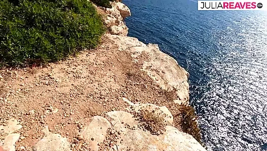 Hot girl bounces tight pussy on a huge cock to a massive cumshot