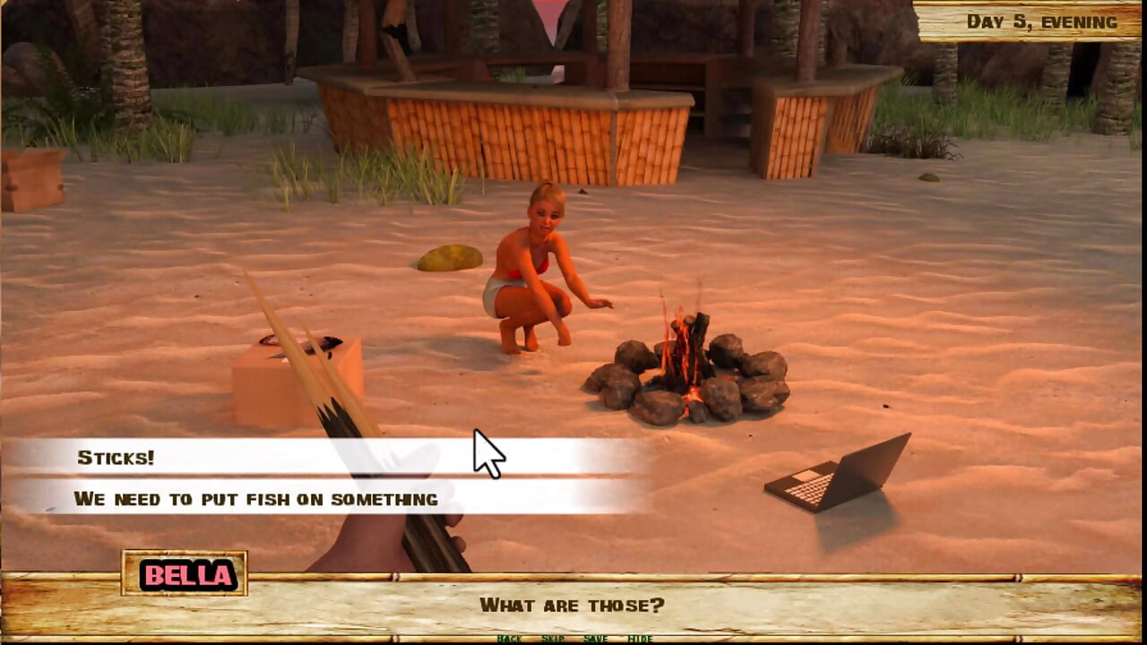 Lewd Island # 5 - naprawdę uwielbia ssie kutasa, jakby była profesjonalistą