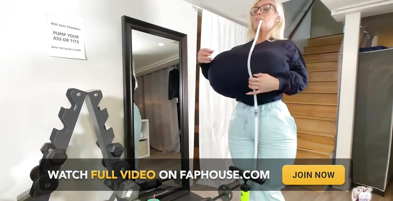 후장과 젖탱이를 위한 비밀 펌프 - 체육관에서 내 엉덩이를 훈련하는 것은 나를 위해 정말 힘든 일이다!