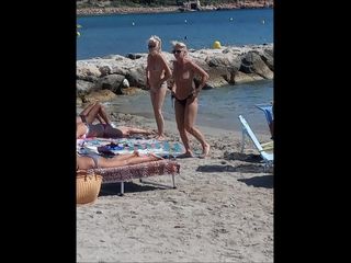 French MILF tanned on the french riviera