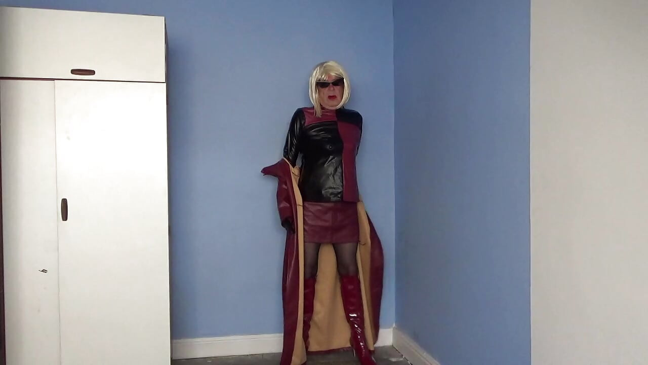 Maroon Leather