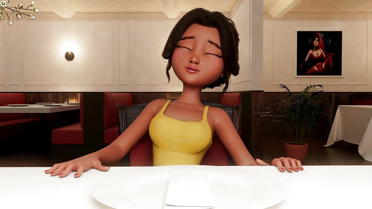 สาวสองเย็ดลึกเข้าไปในมุมร้านอาหาร - เฮนไต ไม่มีเซ็นเซอร์